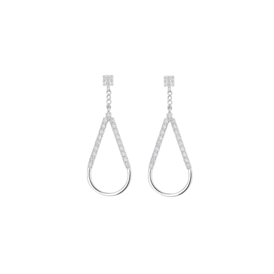 SILVER DROP EARRINGS