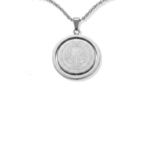 Spinning San Benito Silver Necklace
