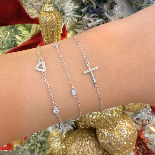 Silver Bracelet 3 Point