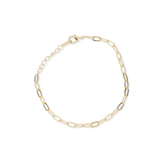 Plain anchor bracelet