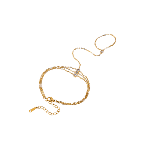 Golden Light Point Finger Bracelet