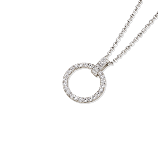 Silver Eternity Necklace