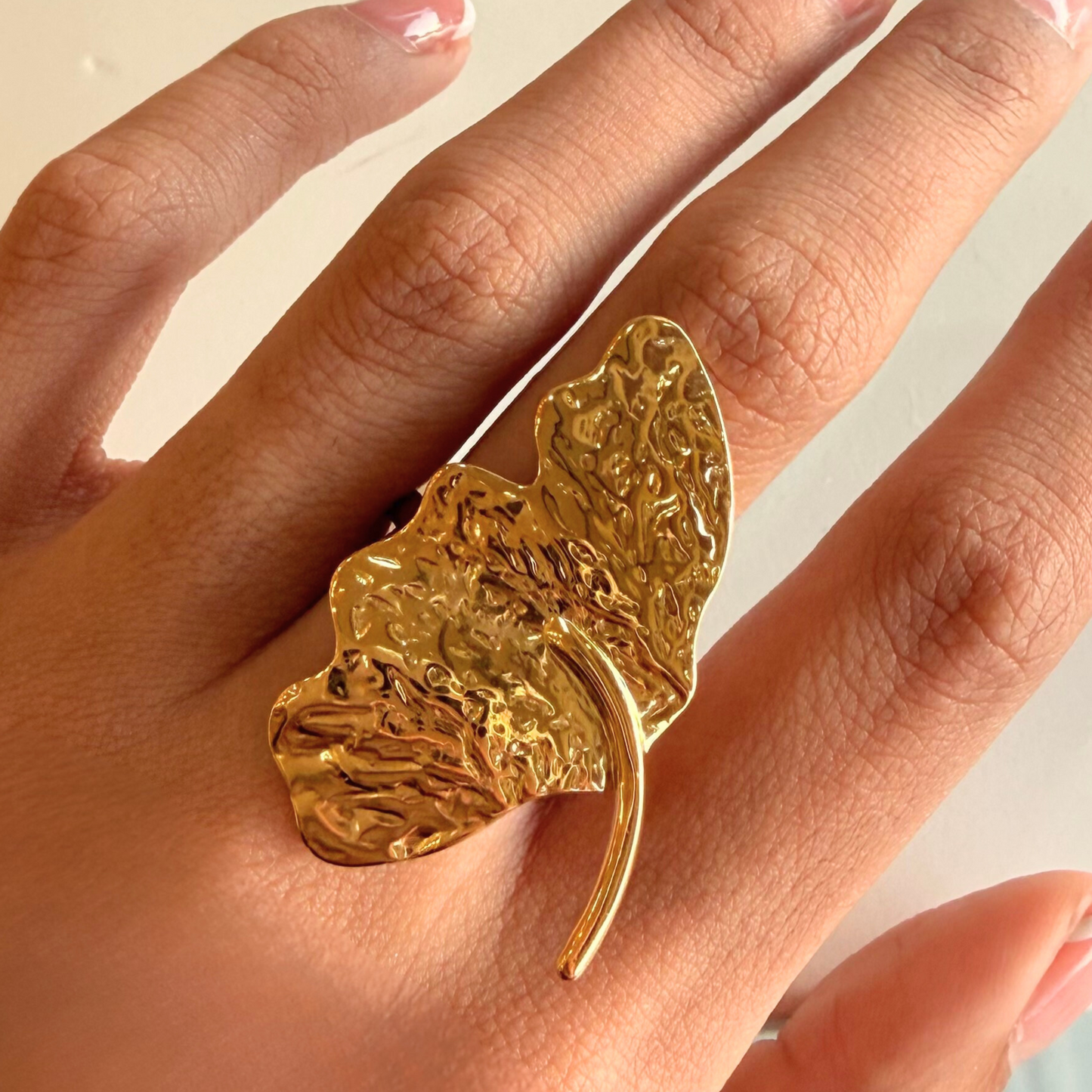 Gold Leaf Ring