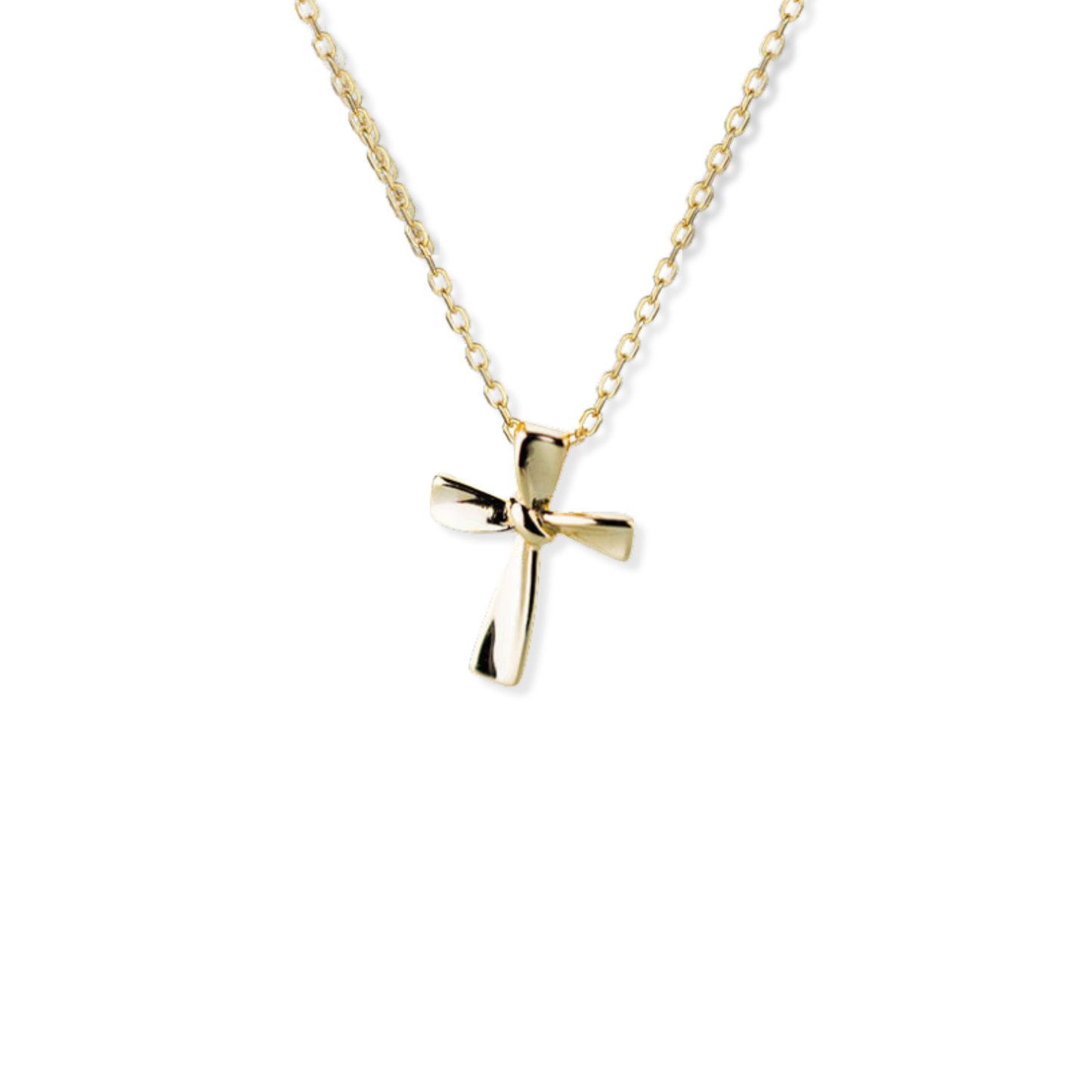 Cross Delicate Golden Necklace