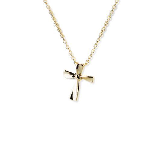 Cross Delicate Golden Necklace