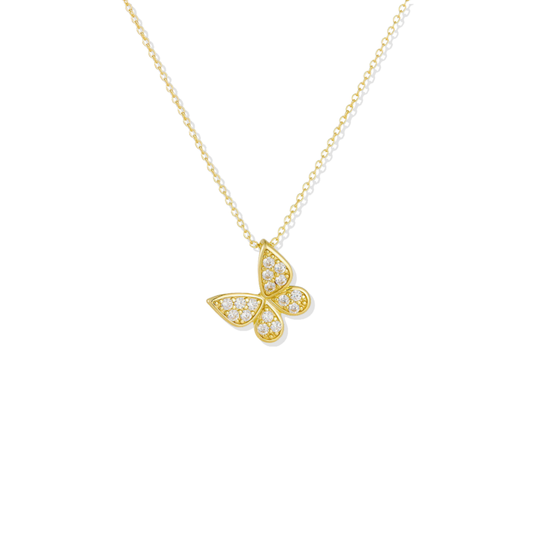 Gold Butterfly Necklace