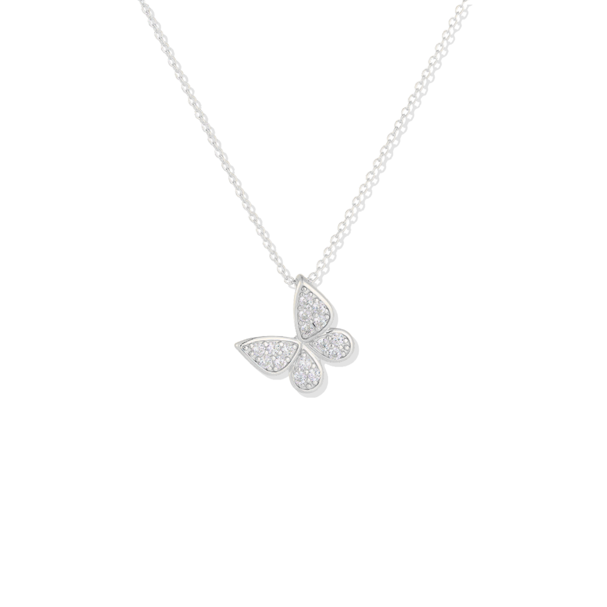 Silver Butterfly Necklace