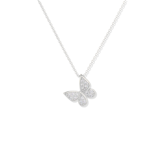 Silver Butterfly Necklace