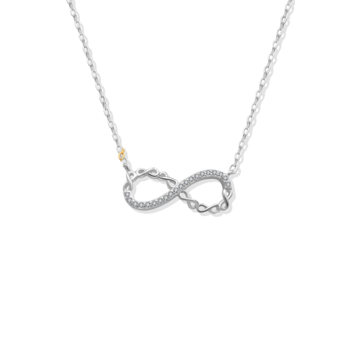 Silver Infinity Love Necklace