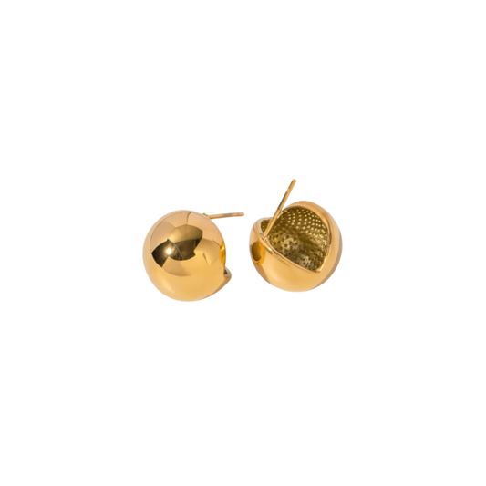 Bold Chunky Small Gold Studs