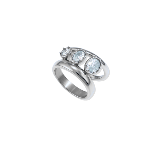 Open Work Silver Ring