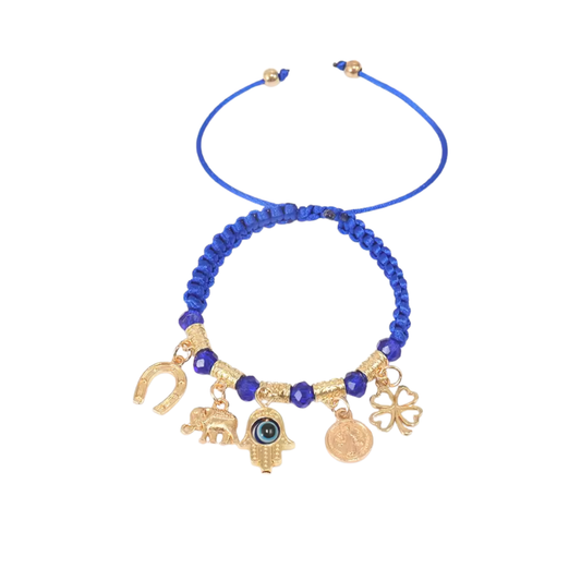 Evil Eye Charms Blue Bracelet