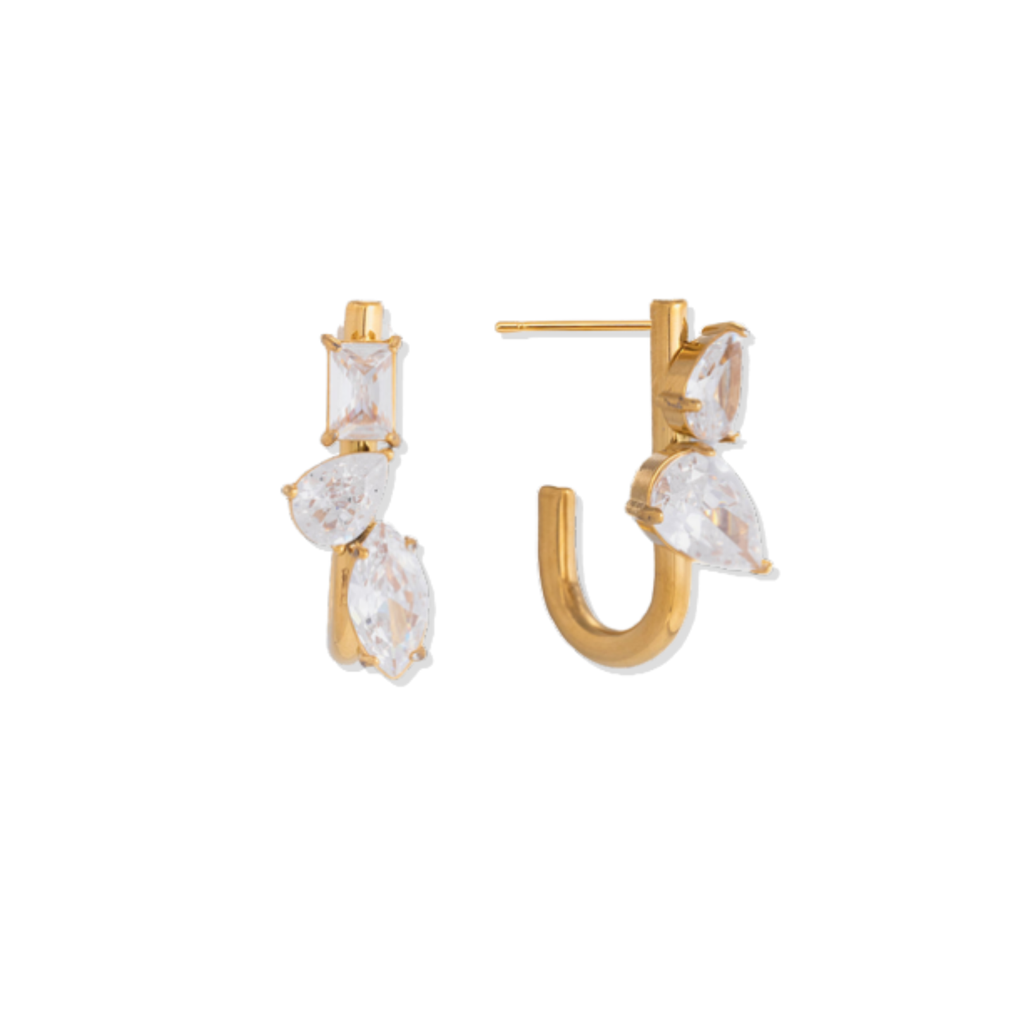 Irregular Cubic Earrings