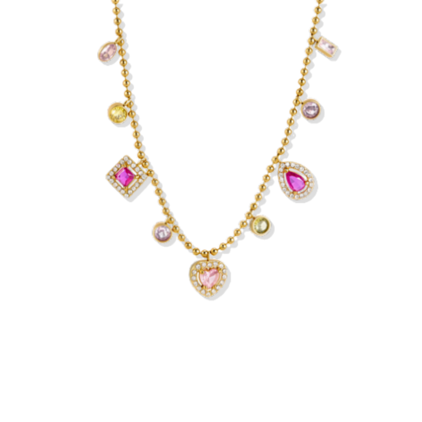 Colorful Heart Necklace