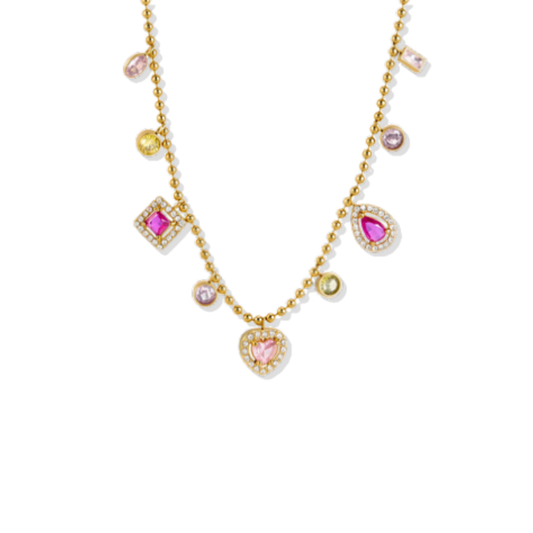 Colorful Heart Necklace