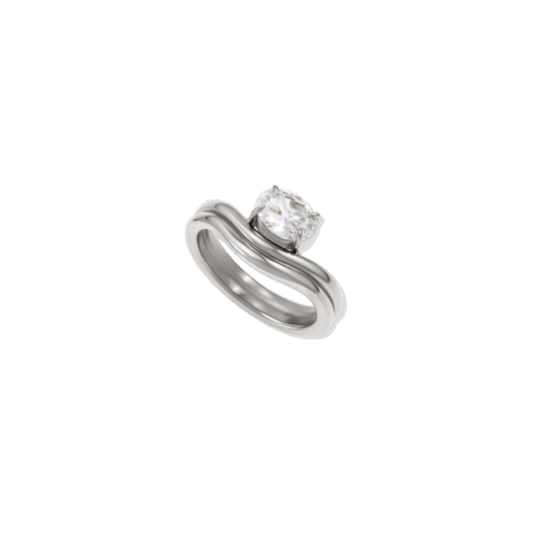 Layer Wave Silver Ring