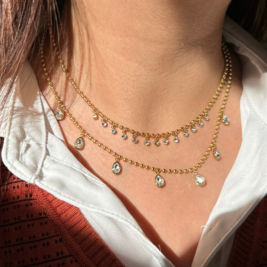 Multi-Point Bead Necklace