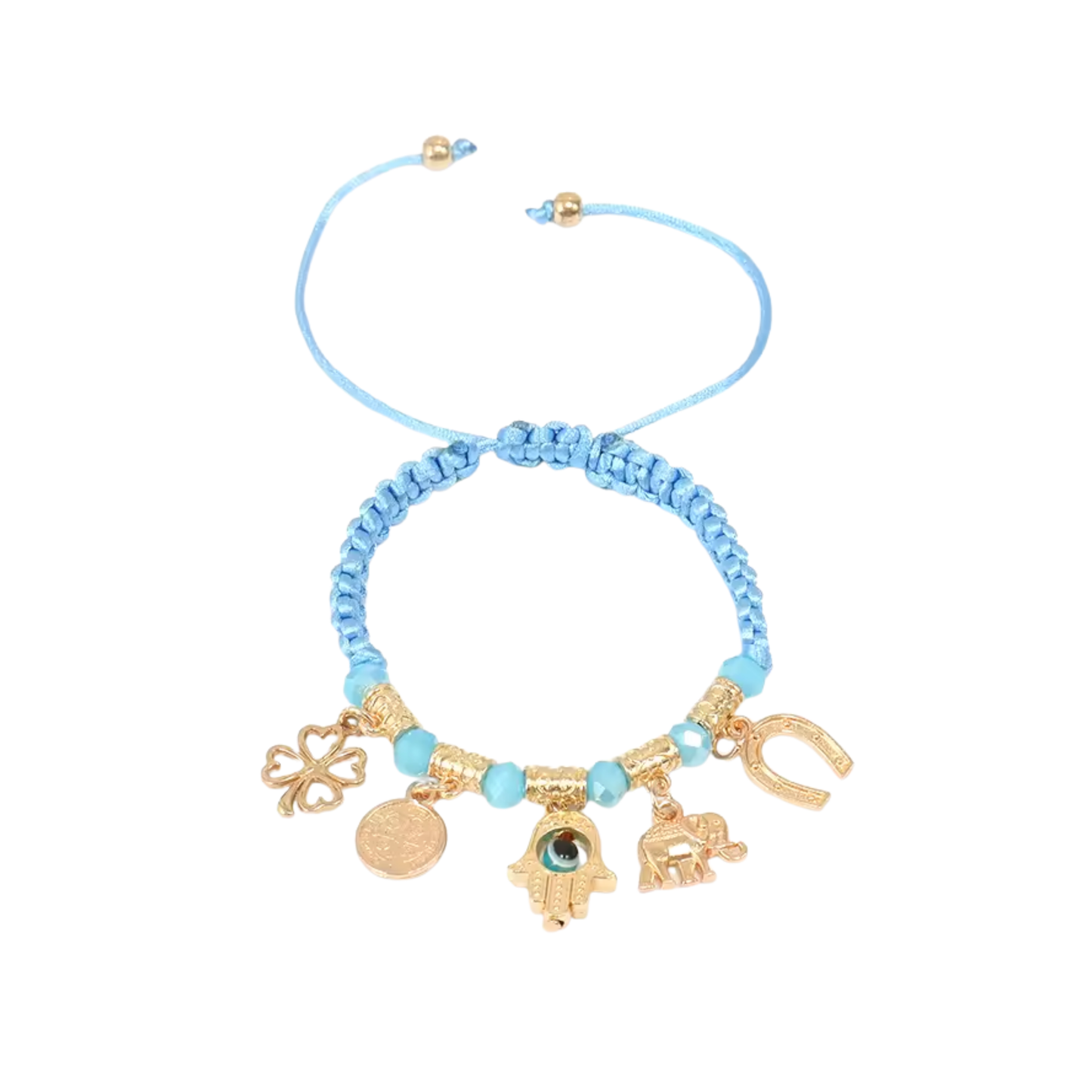 Evil Eye Charms Baby Blue Bracelet