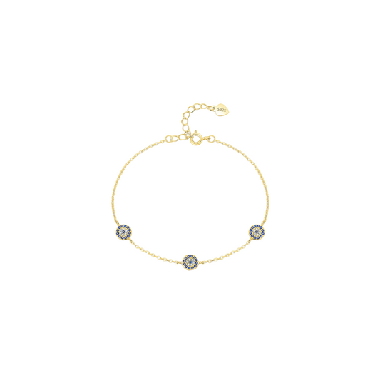 Gold  Bracelet With Rebecca Eye