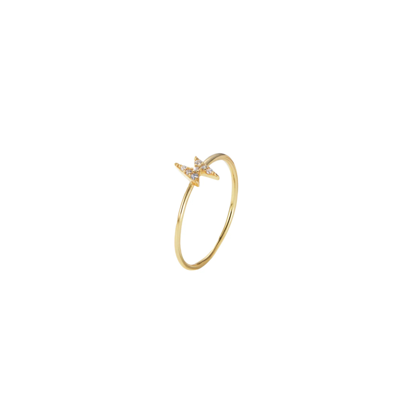 Lightening Gold Ring