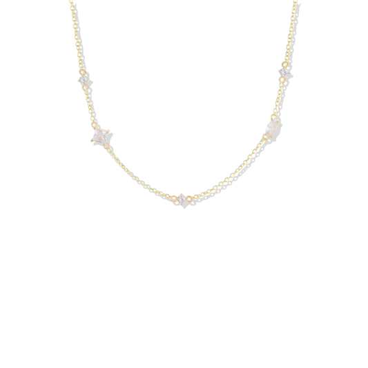 Clear Figure Necklace