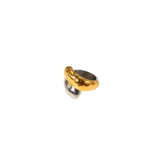 DUAL CHUNKY RING