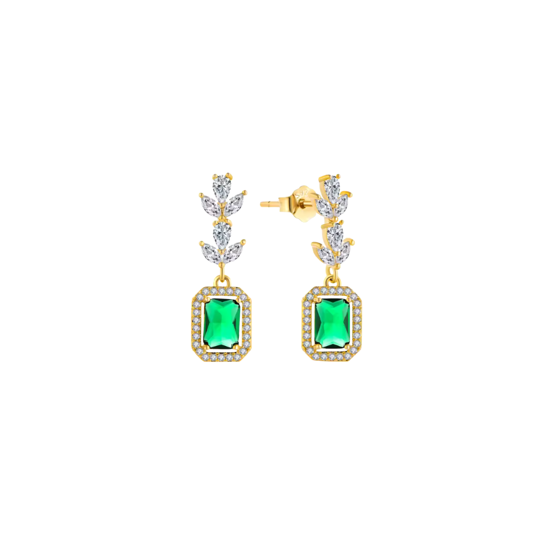 Diana golden earrings