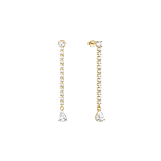 Sparkle Drop Statement Earrings 