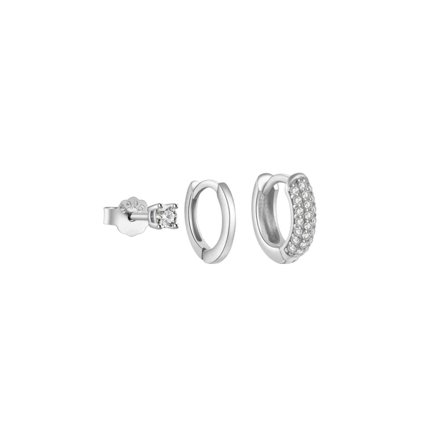 Glimmer Silver Trio Set