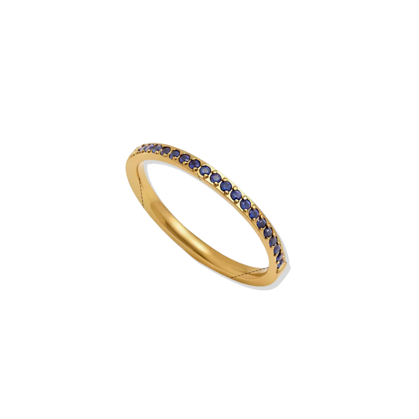 Pave Blue Ring