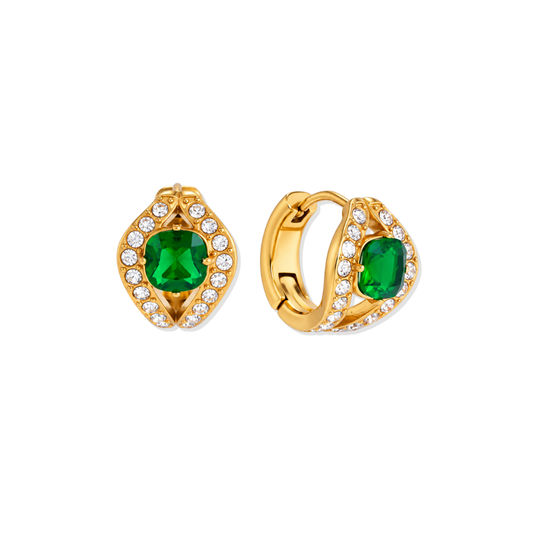 Mini Hoops  Green Anna