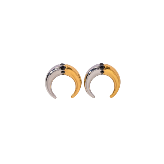MOON DUAL STUDS