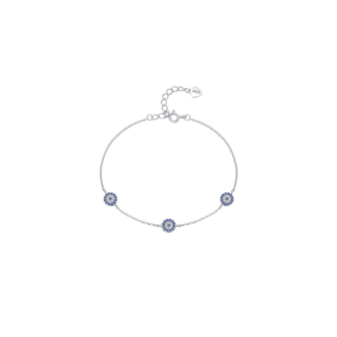 Silver Bracelet With Rebecca Eye
