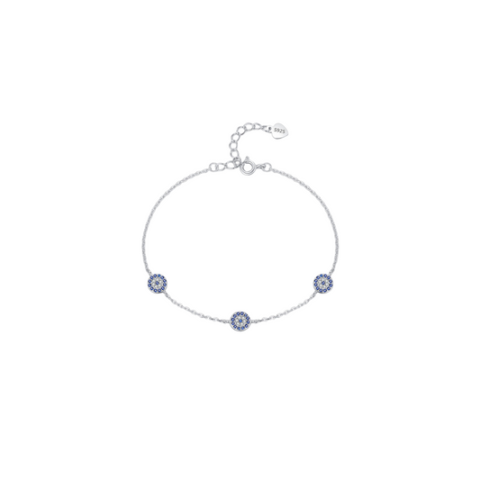 Silver Bracelet With Rebecca Eye