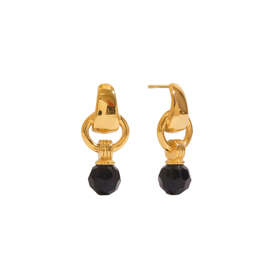 Black Gold Earrings