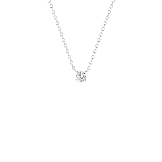 Silver Necklace Point 4Mm