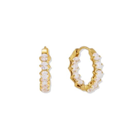 Dainty Quiet Golden Hoops