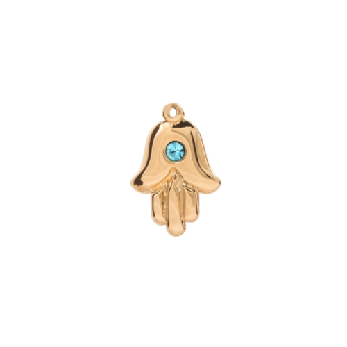 HAMSA BLUE SPARKLE CHARM
