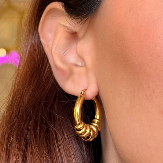Carina Golden Hoops
