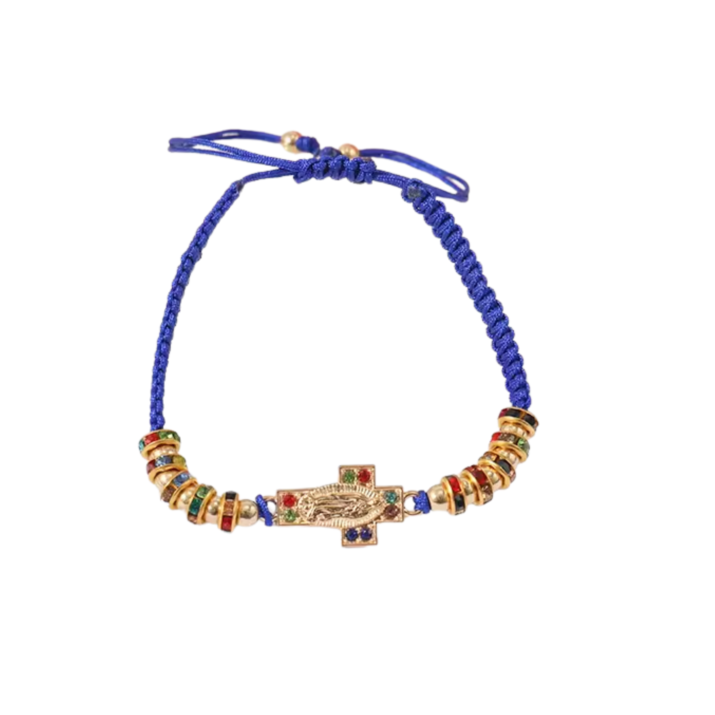 Colors Cross Blue Bracelet