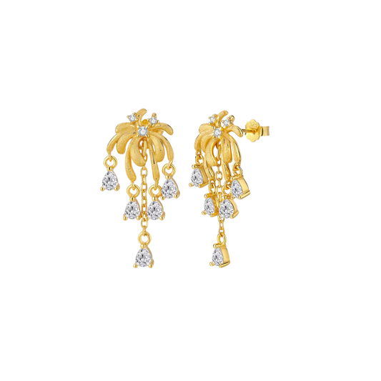 Golden Party Earrings