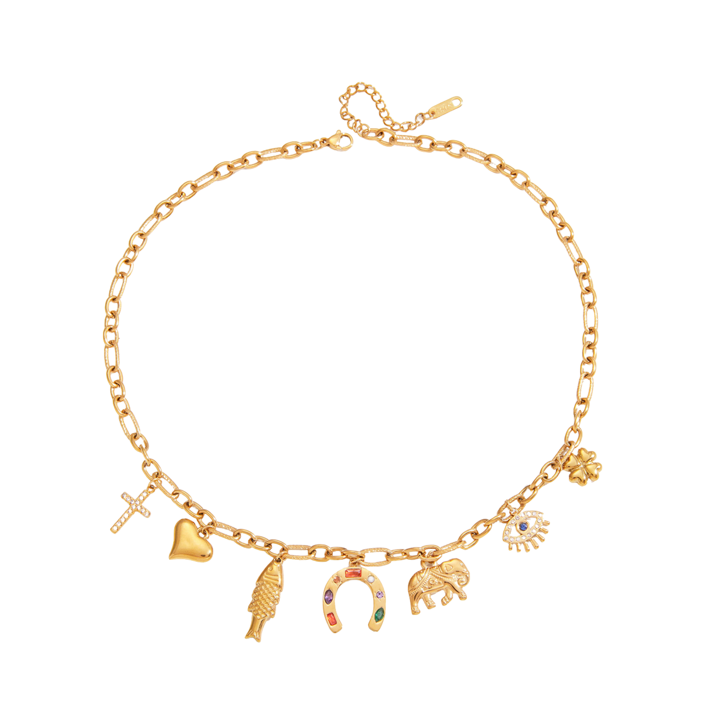 Golden Necklace Proteccion