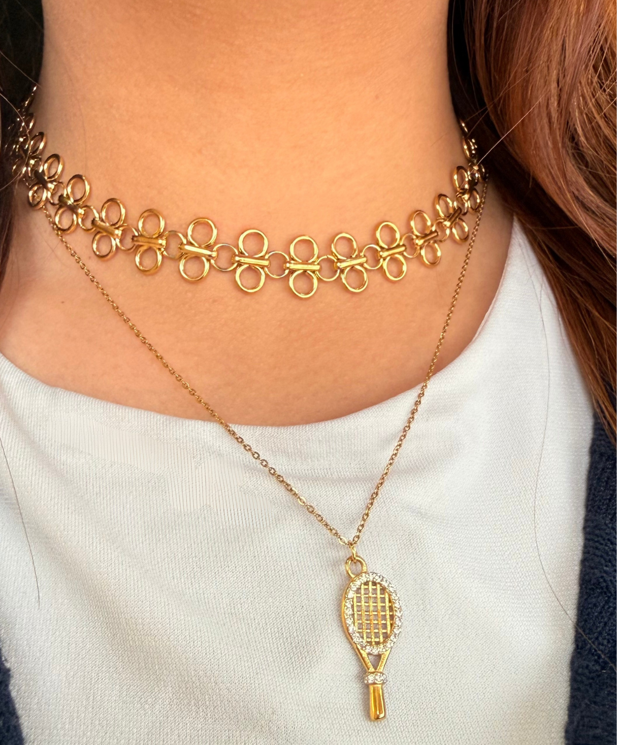 Tina Golden Necklace