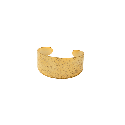 Chunky Rigid Gold Bracelet