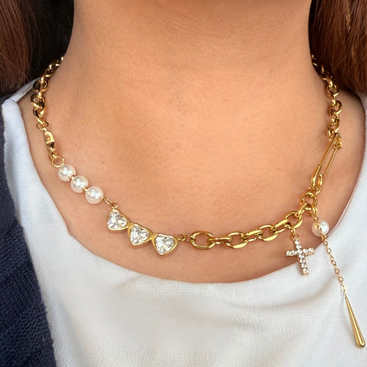 Lucero Golden Necklace