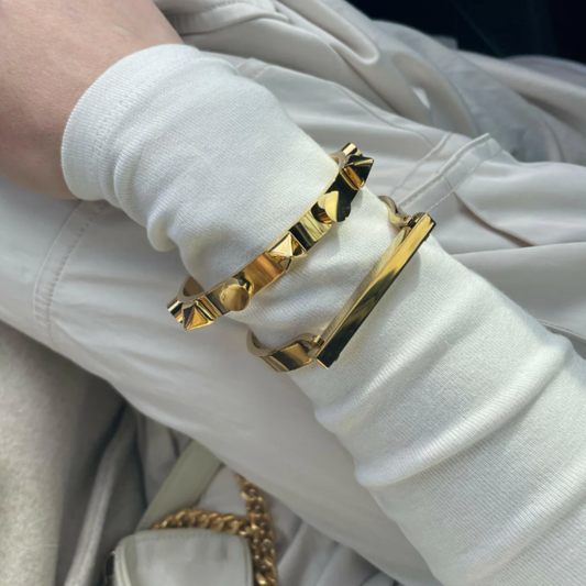 Bold Bar Gold Bracelet