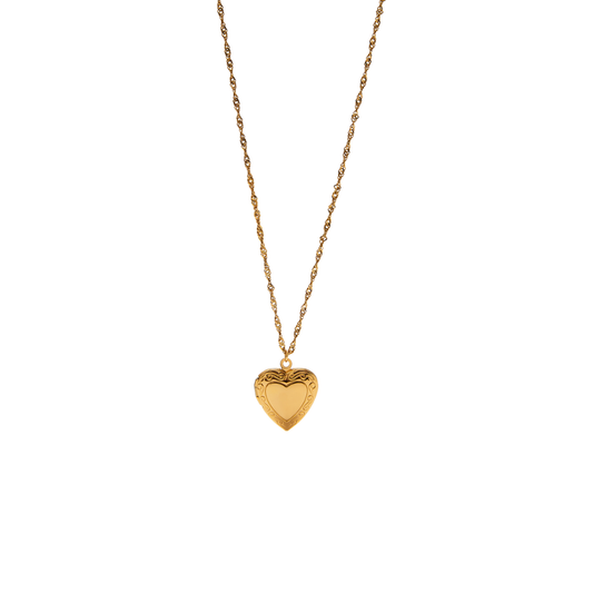 Golden Locket Necklace
