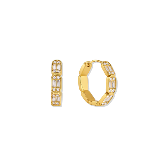 Long Baguette Hoops