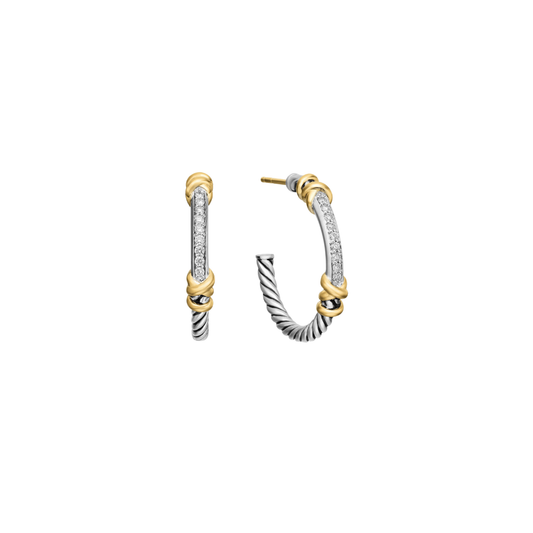David silver intertwined hoops