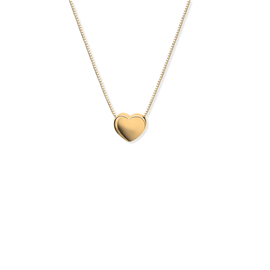 Delicate Heart Golden Necklace